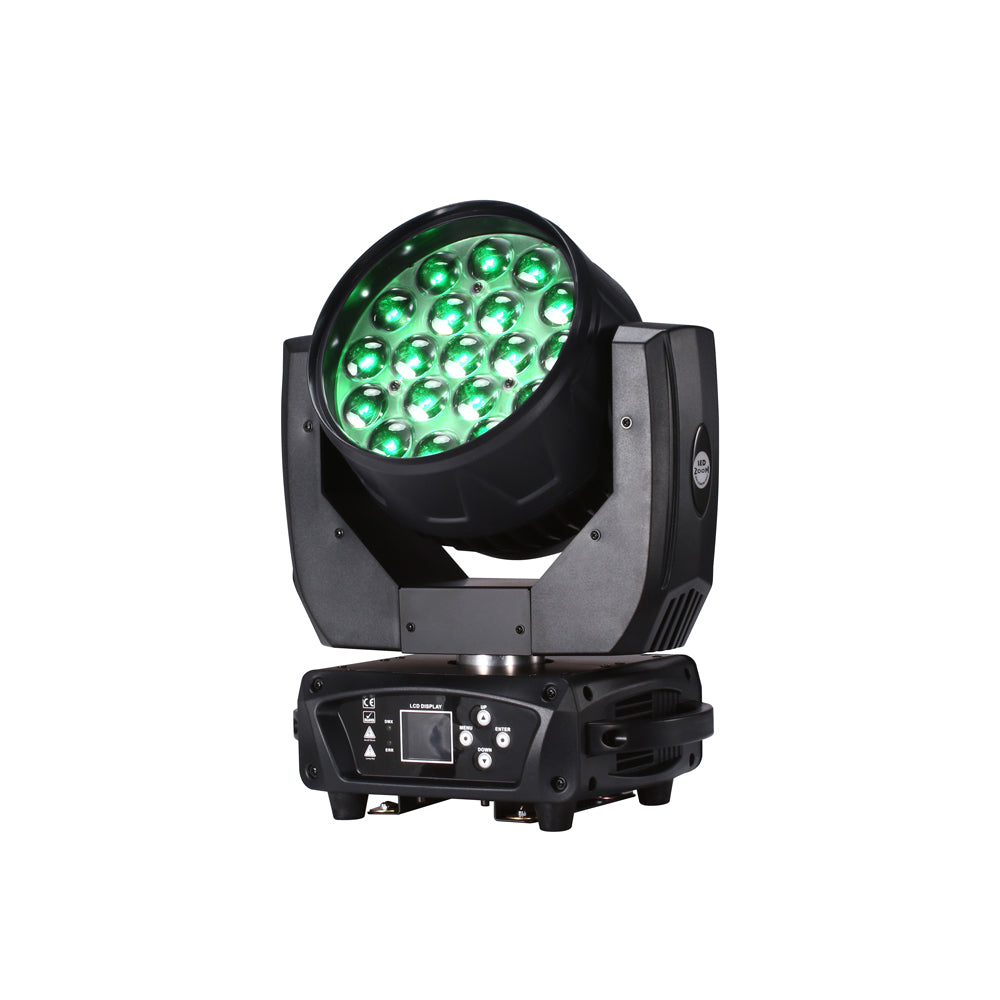 19*15W RGBW 4in1 LED Zoomable Moving Head Wash Light