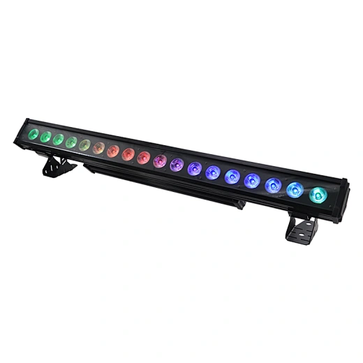 LaluceNatz Outdoor 18x18W RGBWAUV 6in1 IP65 Aluminum LED Wall Washer Light Bar Individual Control