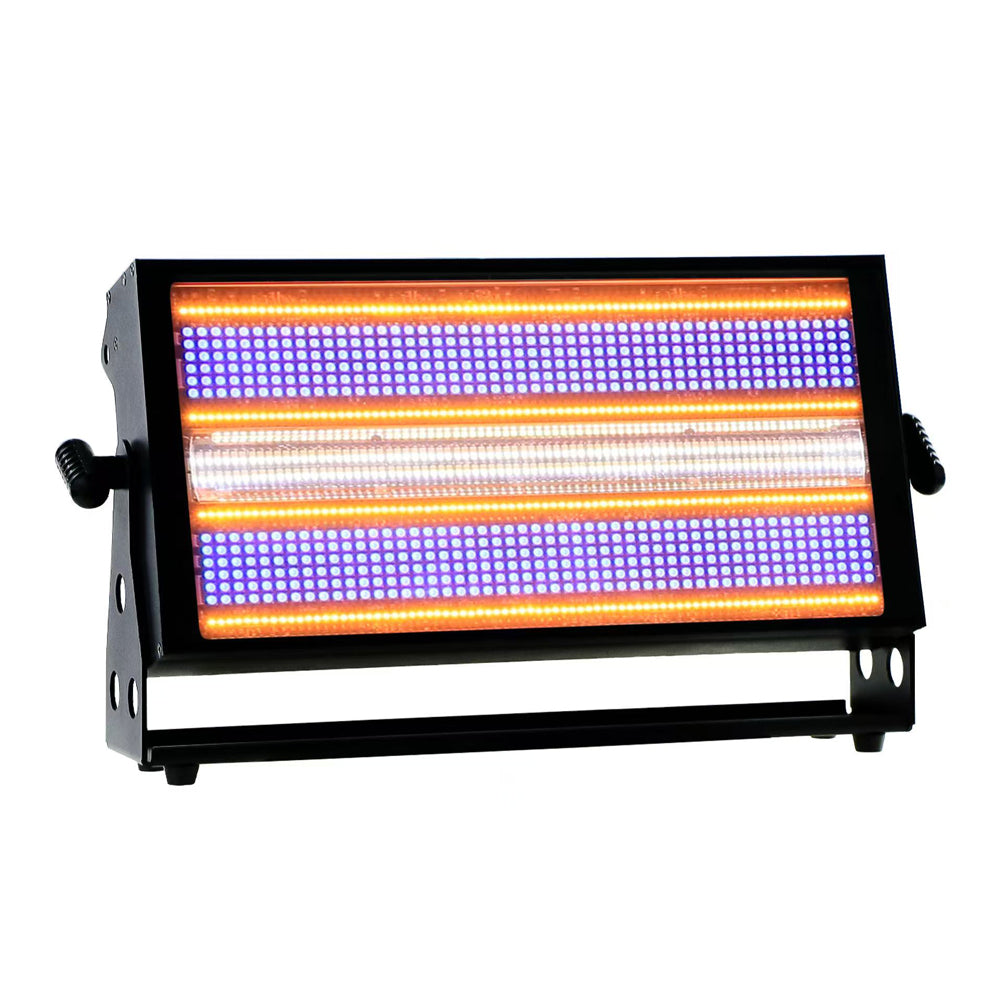 600W 80 Segments RGB+WA LED DJ Strobe Wash Blinder Light Panel