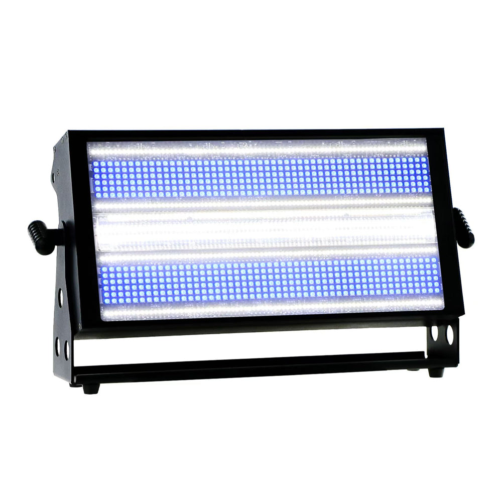 600W 80 Segments RGB+WA LED DJ Strobe Wash Blinder Light Panel