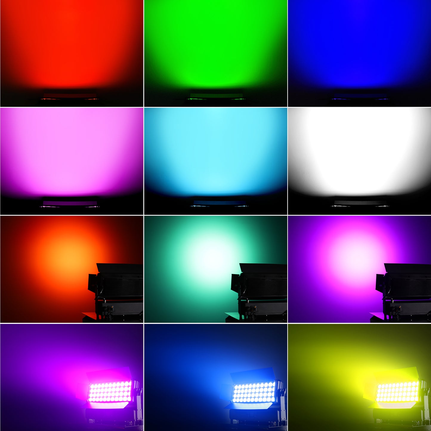 600W RGBW 4in1 LED Outdoor IP65 Wash Light with Barn Door