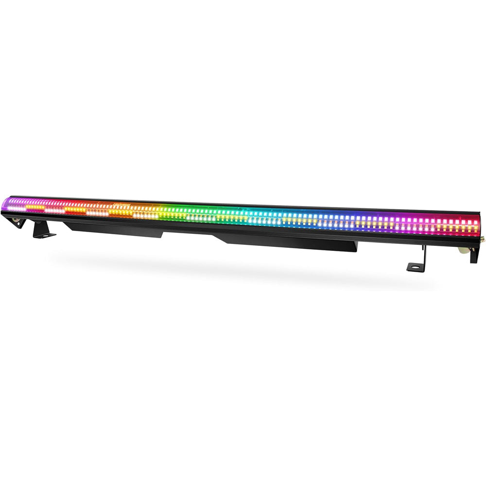 240W RGB + White + Amber LED DJ Strobe Effect Light Bar with Zone Control, free shipping to US