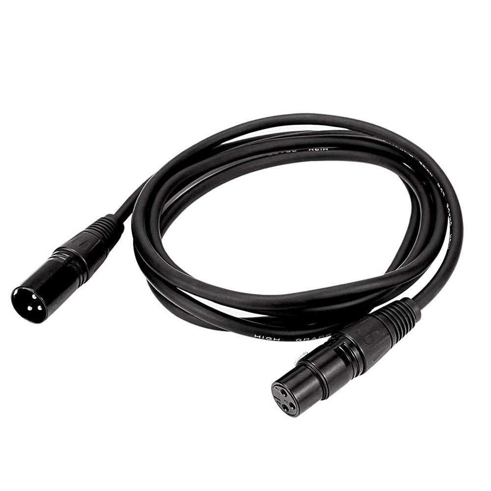 3.3FT 1M Flexible DMX Cable 3 Pin Signal XLR Male to Female DMX Cable for DJ Stage Lights