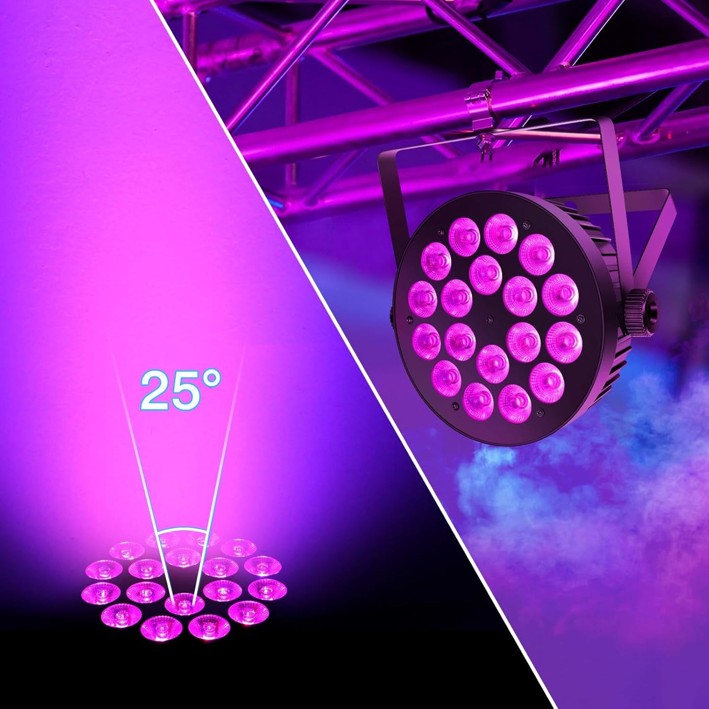 18x10W RGBW 4in1 Slim LED Par Light