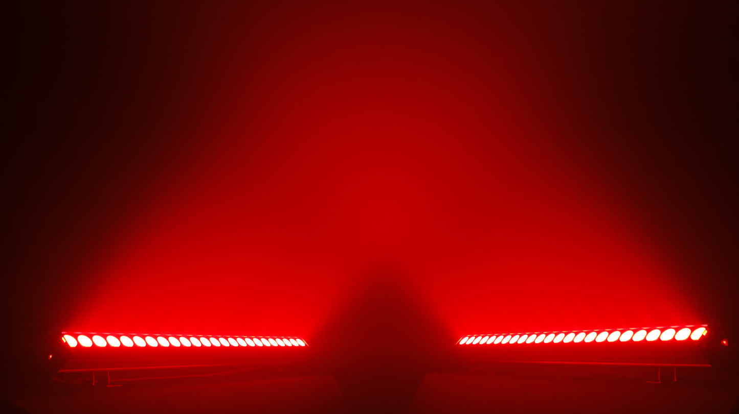 24x6W RGBWAUV 6in1 IP65 Outdoor Aluminum LED Wall Wash Light Bar