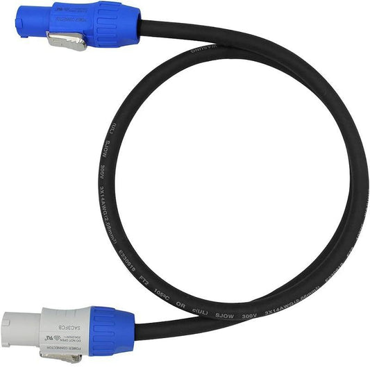 3*2.5² Locking  Power Connector Link Cable for Stage Lights