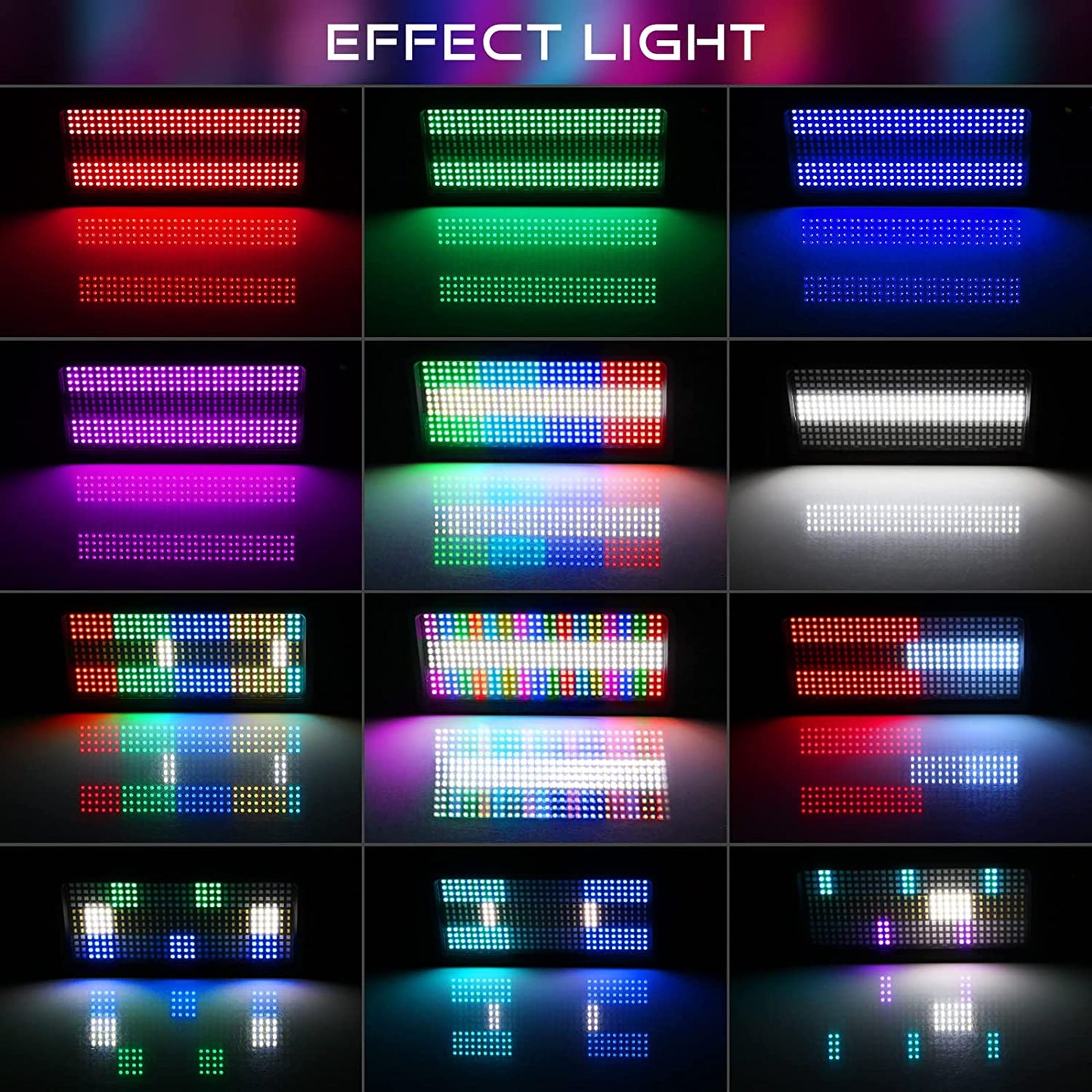 120W RGBW DJ Strobe Light with Chasing Effects