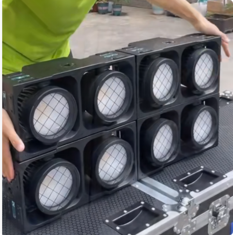 Outdoor 600W RGBWA 5in1 LED Audience Blinder Wash Strobe Light