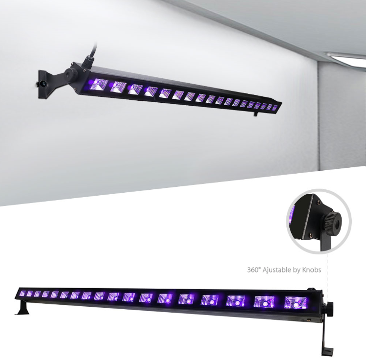 LaluceNatz 18x3W Powerful LED UV Black Light for Glow Party, free shipping to US