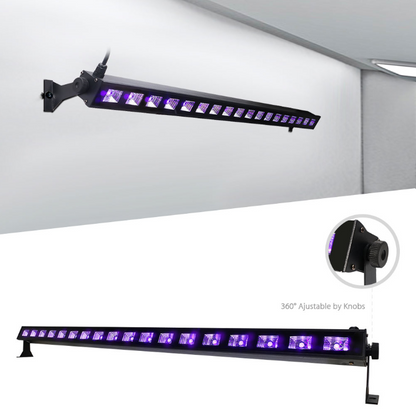 LaluceNatz 18x3W Powerful LED UV Black Light for Glow Party
