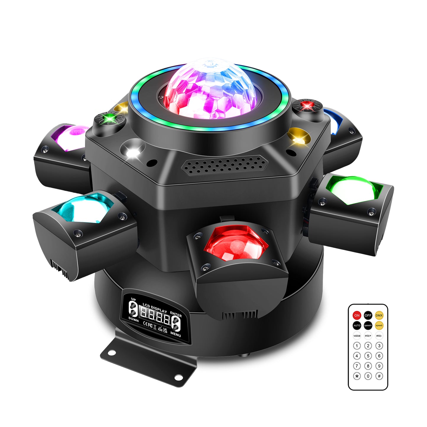 150W LED Versatile Moving Head Light with 6 Arms, Free  Shipping to US