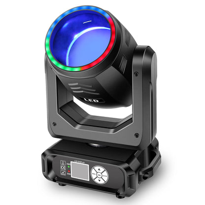 200W LED Beam Moving Head Light with Ring, Free  Shipping to US