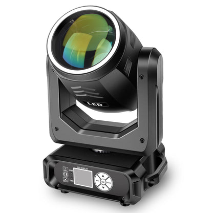 200W LED Beam Moving Head Light with Ring, Free  Shipping to US