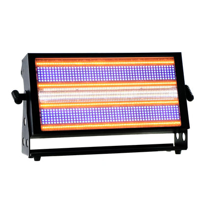 600W 80 Segments RGB+WA LED DJ Strobe Wash Blinder Light Panel