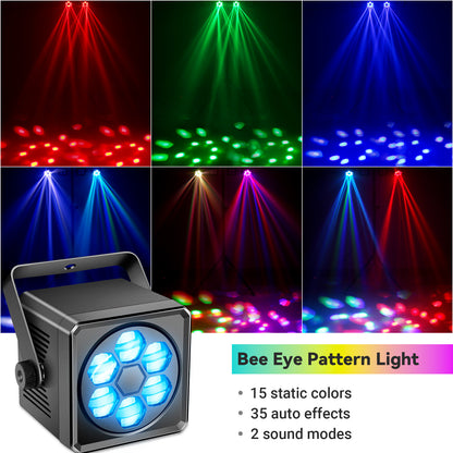 LED DJ Lighting System with Pixel Bar BeeEye Par Light and Tripod Stand, Free shipping to US