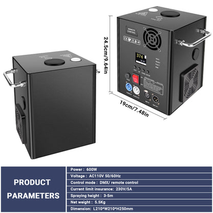 600W Cold Spark Machine, Free  Shipping to US