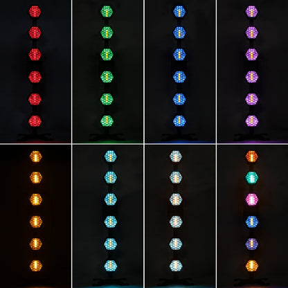 6x50W Retro Stage Light with Stand, Free  Shipping to US
