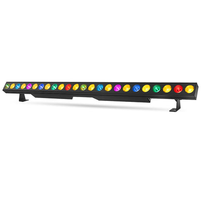 LaluceNatz 80W 12LEDs 3in1 RGB and 12LEDs Warm Color Beam Light Bar, free shipping to US