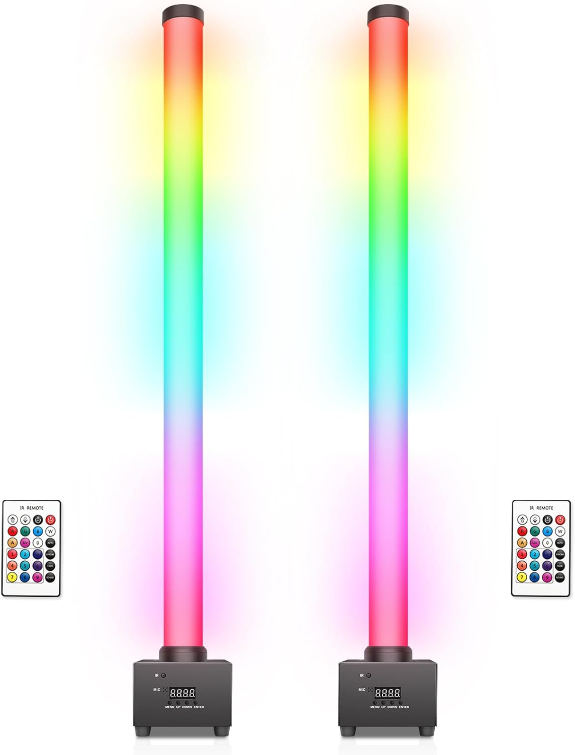 120LED 360 Degree RGB 3in1 LED DJ Pixel Tube Light Bar with Remote