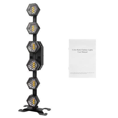 6x50W Retro Stage Light with Stand, Free  Shipping to US