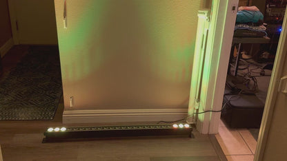 LaluceNatz 24LED RGBW 4in1 LED Wall Wash Light Bar with RGB strips, Free shipping to US