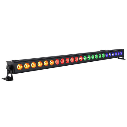 LaluceNatz 40" 96W 24 LED RGBA 4in1 Stage Wash Light Bar, free shipping to US