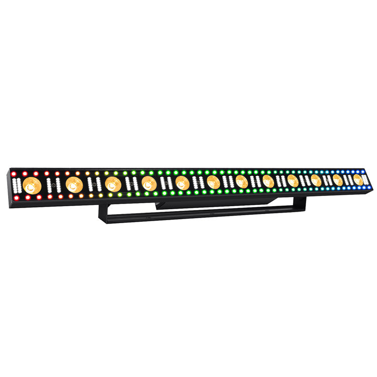 LaluceNatz 100W 12 LED 3In1 RGB Stage Light Bar Aluminum Alloy DJ Beam Lights,free shipping to US